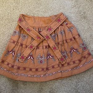 Embroidered Anthropologie Skirt